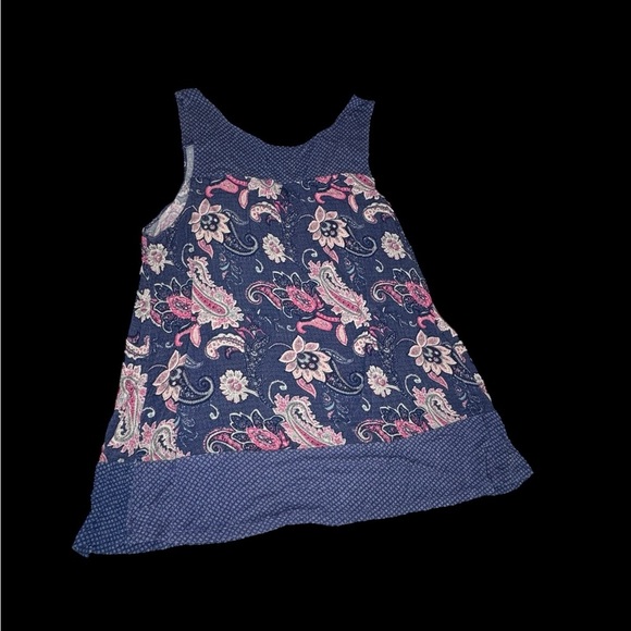 INK+IVY Blue  Floral Paisley Pajama Short Set XL - Picture 2 of 10